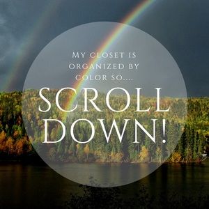 My closet is organized by color so keep scrolling!